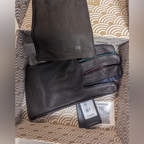 Mens BRAND NEW Ted Baker Leather Gloves - Picture 1 of 5